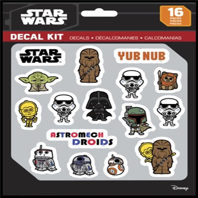 Star Wars 822082 16 Piece Star Wars Classic Decal Kit